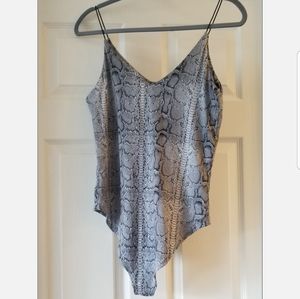 Gaze - sexy snakeskin print Bodysuit